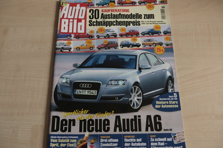 Deckblatt Auto Bild (32/2003)